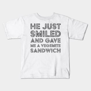 Vegemite Sandwich Down Under Kids T-Shirt